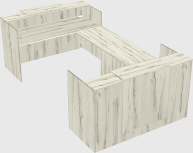 Reception desk u-shape