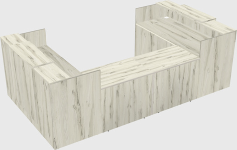 Reception desk u-shape