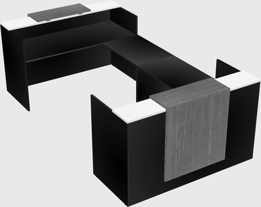 Reception desk u-shape