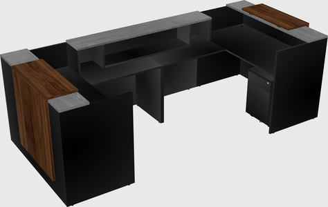 Reception desk u-shape