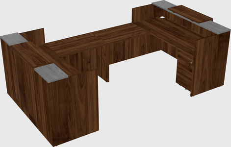 Reception desk u-shape