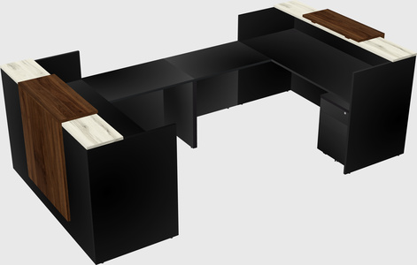 Reception desk u-shape