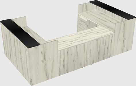 Reception desk u-shape