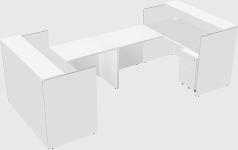 Reception desk u-shape