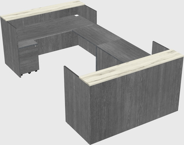 Reception desk u-shape