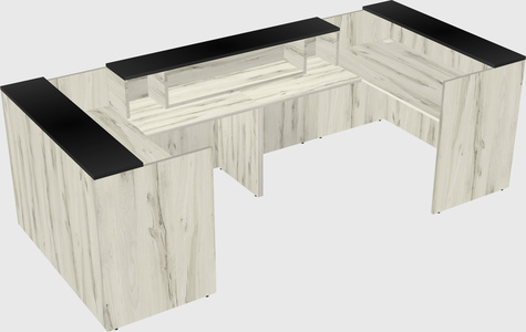 Reception desk u-shape