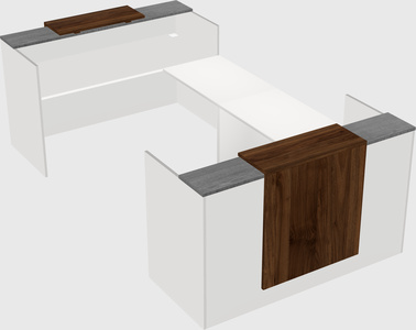 Reception desk u-shape