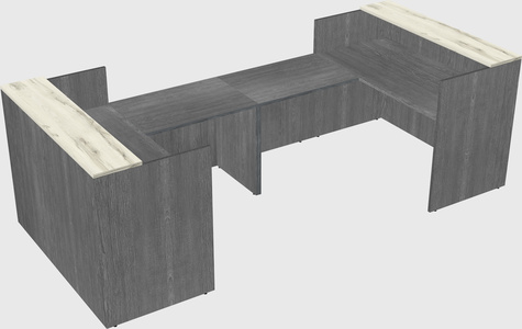 Reception desk u-shape