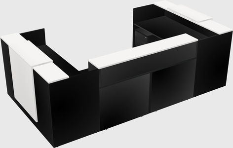 Reception desk u-shape
