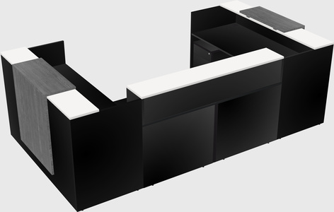 Reception desk u-shape