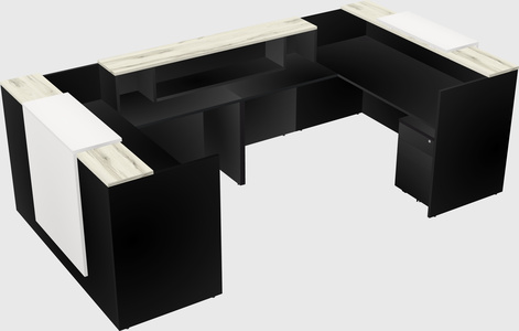 Reception desk u-shape