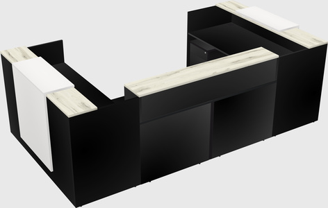 Reception desk u-shape