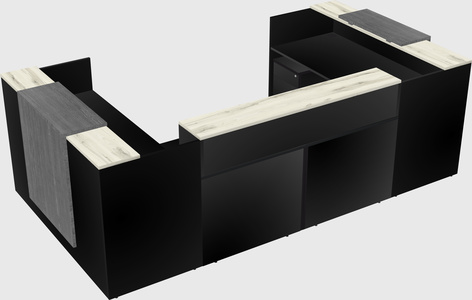 Reception desk u-shape
