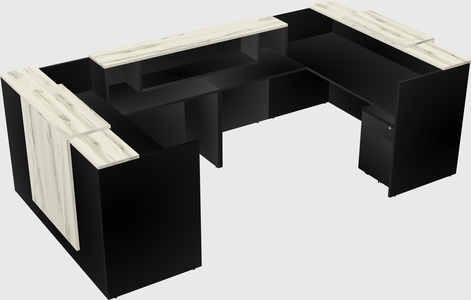 Reception desk u-shape