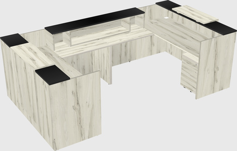 Reception desk u-shape
