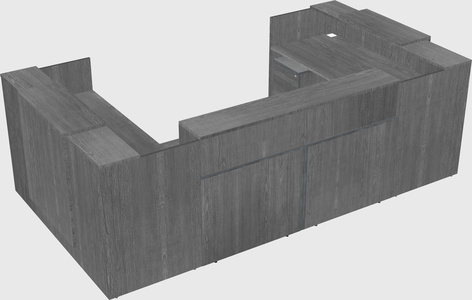Reception desk u-shape