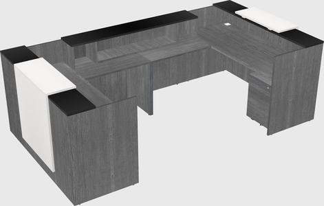Reception desk u-shape