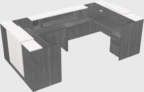 Reception desk u-shape