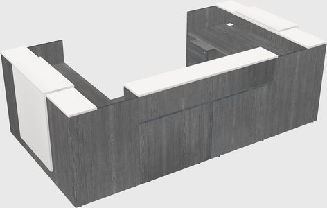 Reception desk u-shape