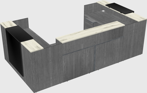 Reception desk u-shape