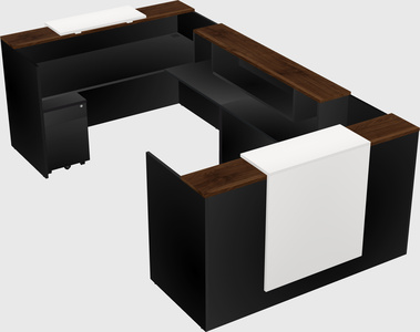 Reception desk u-shape