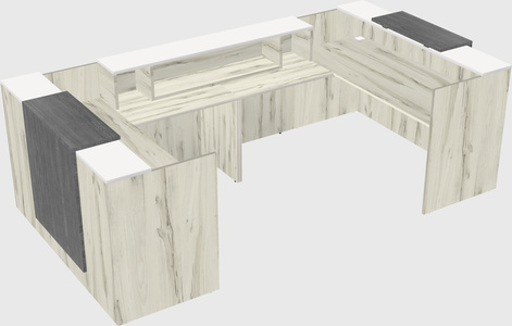 Reception desk u-shape