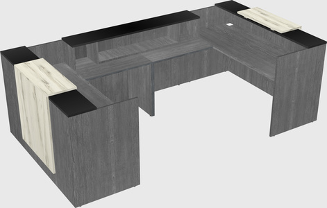 Reception desk u-shape
