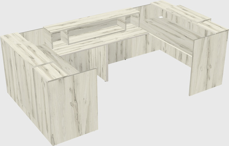 Reception desk u-shape