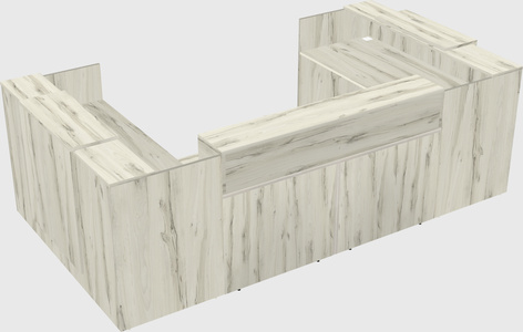Reception desk u-shape