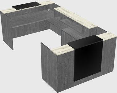 Reception desk u-shape