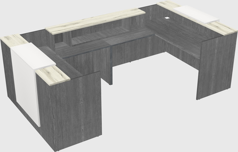 Reception desk u-shape