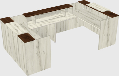 Reception desk u-shape