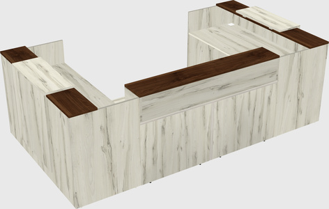 Reception desk u-shape
