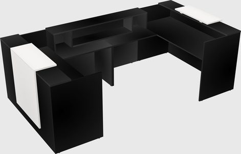 Reception desk u-shape