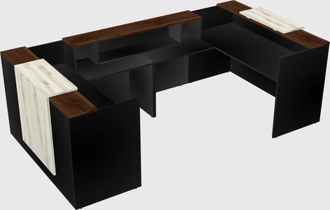 Reception desk u-shape