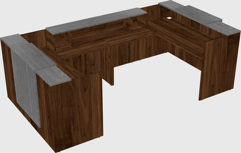 Reception desk u-shape