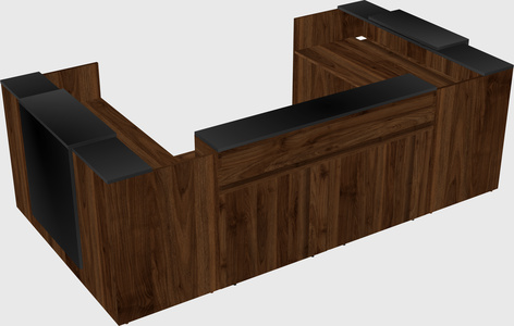 Reception desk u-shape