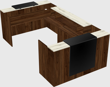 Reception desk u-shape