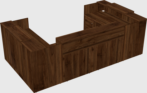 Reception desk u-shape