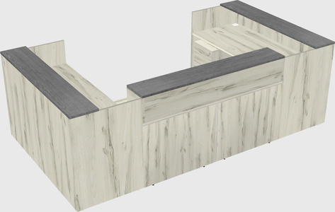 Reception desk u-shape