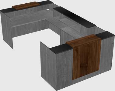 Reception desk u-shape