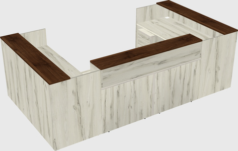 Reception desk u-shape