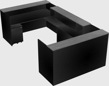 Reception desk u-shape