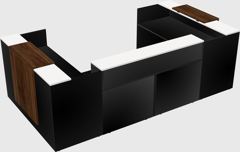 Reception desk u-shape