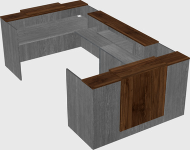 Reception desk u-shape