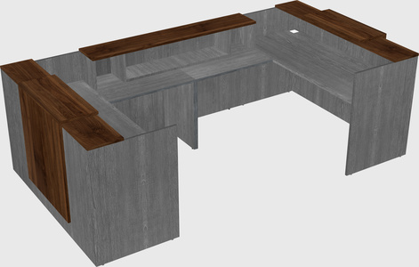 Reception desk u-shape
