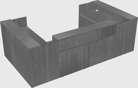 Reception desk u-shape