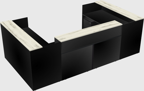 Reception desk u-shape