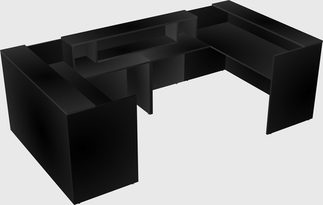 Reception desk u-shape