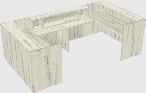 Reception desk u-shape